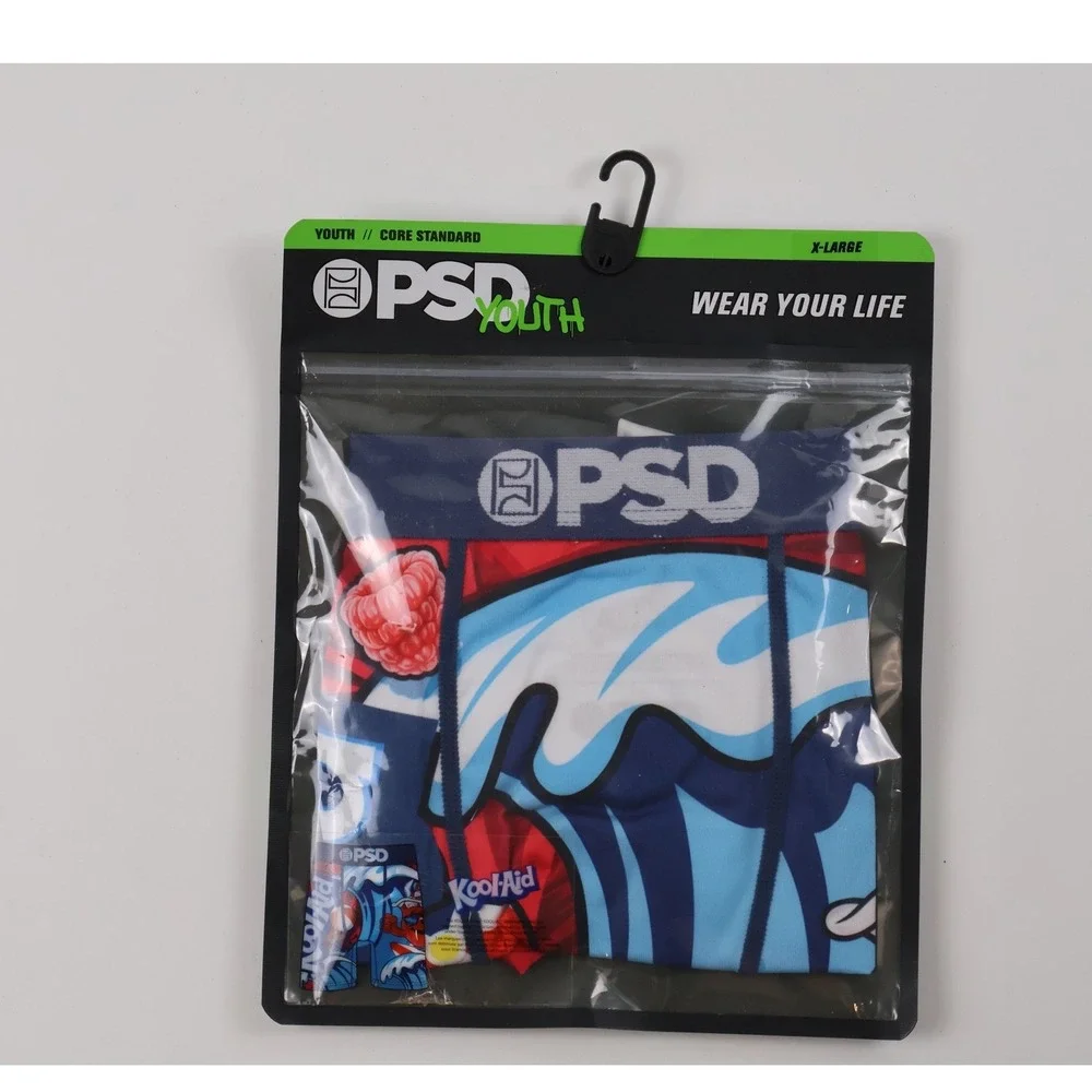 PSD Underwear Boxer Briefs Kool Aid Surf Multi Graphic Youth XL NWT